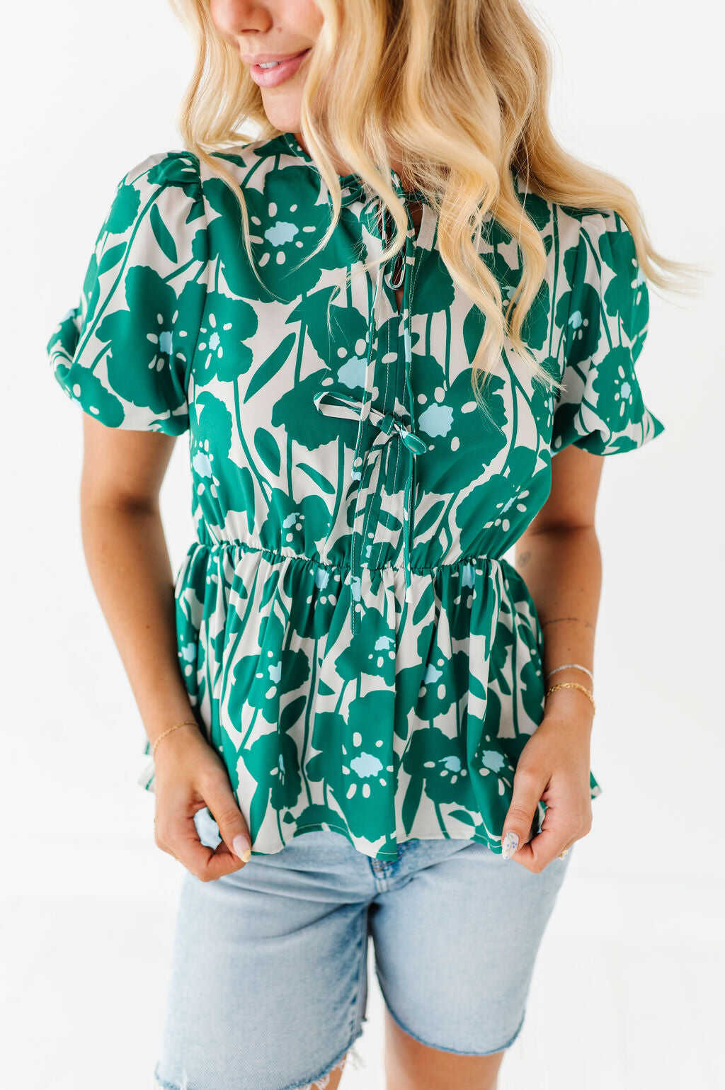 Evana Tie Blouse