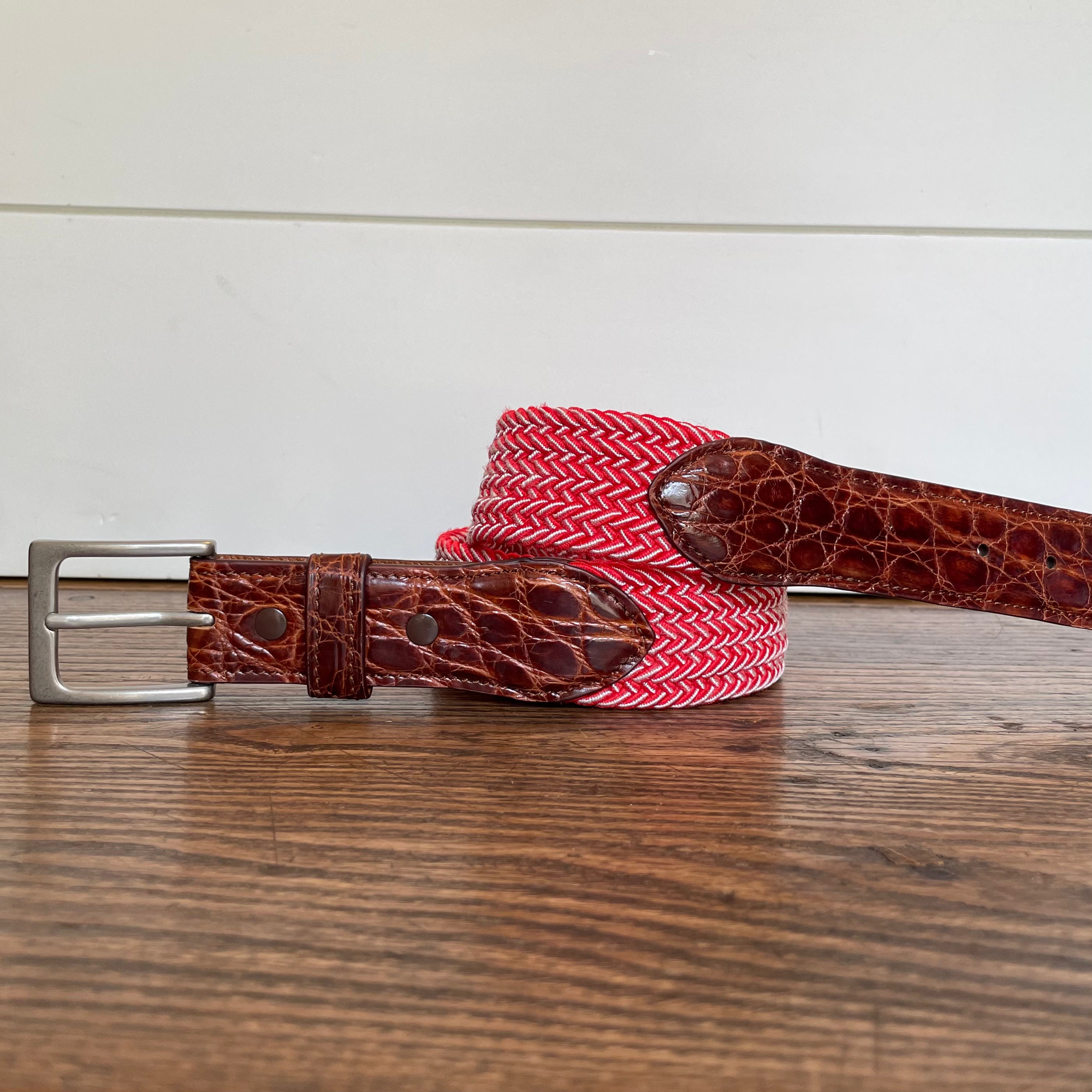 The Stretch Belt, Red & White