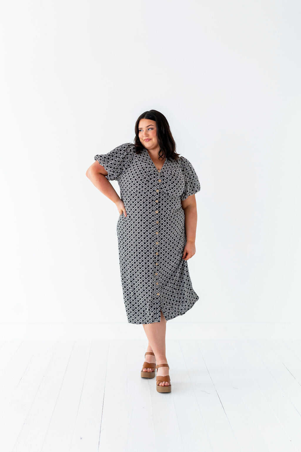 Wanda Vintage Dress - Size XL & 4XL Left