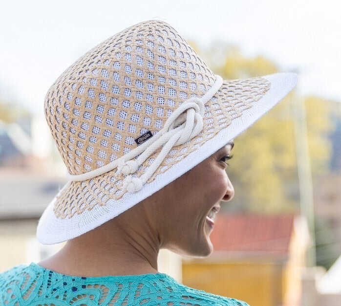 All Natural Raffia Straw  Hat