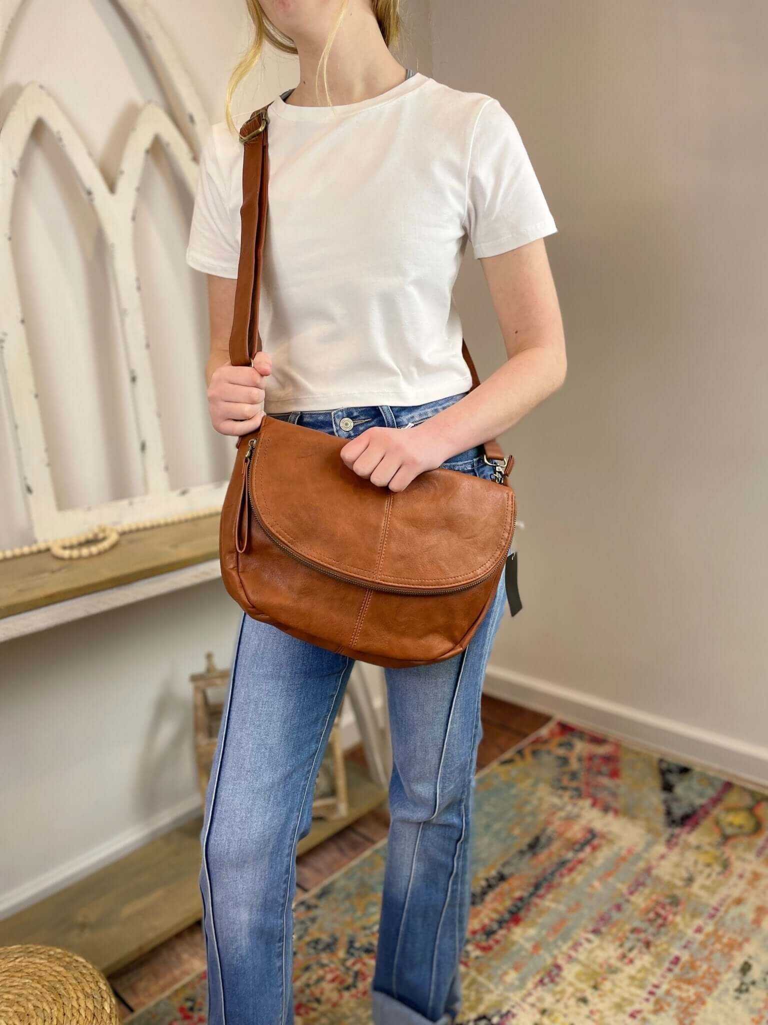 Selma Saddle Crossbody Bag
