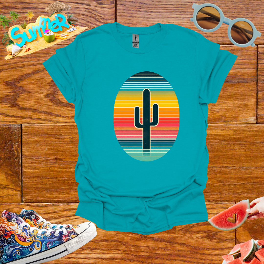 ZCKBDColorful Cactus T-Shirt