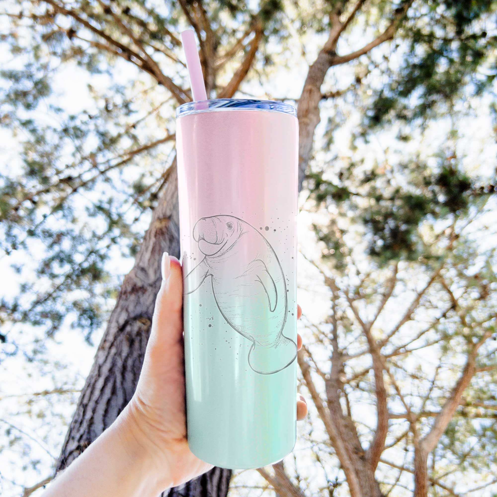 Manatee - 20oz Skinny Tumbler