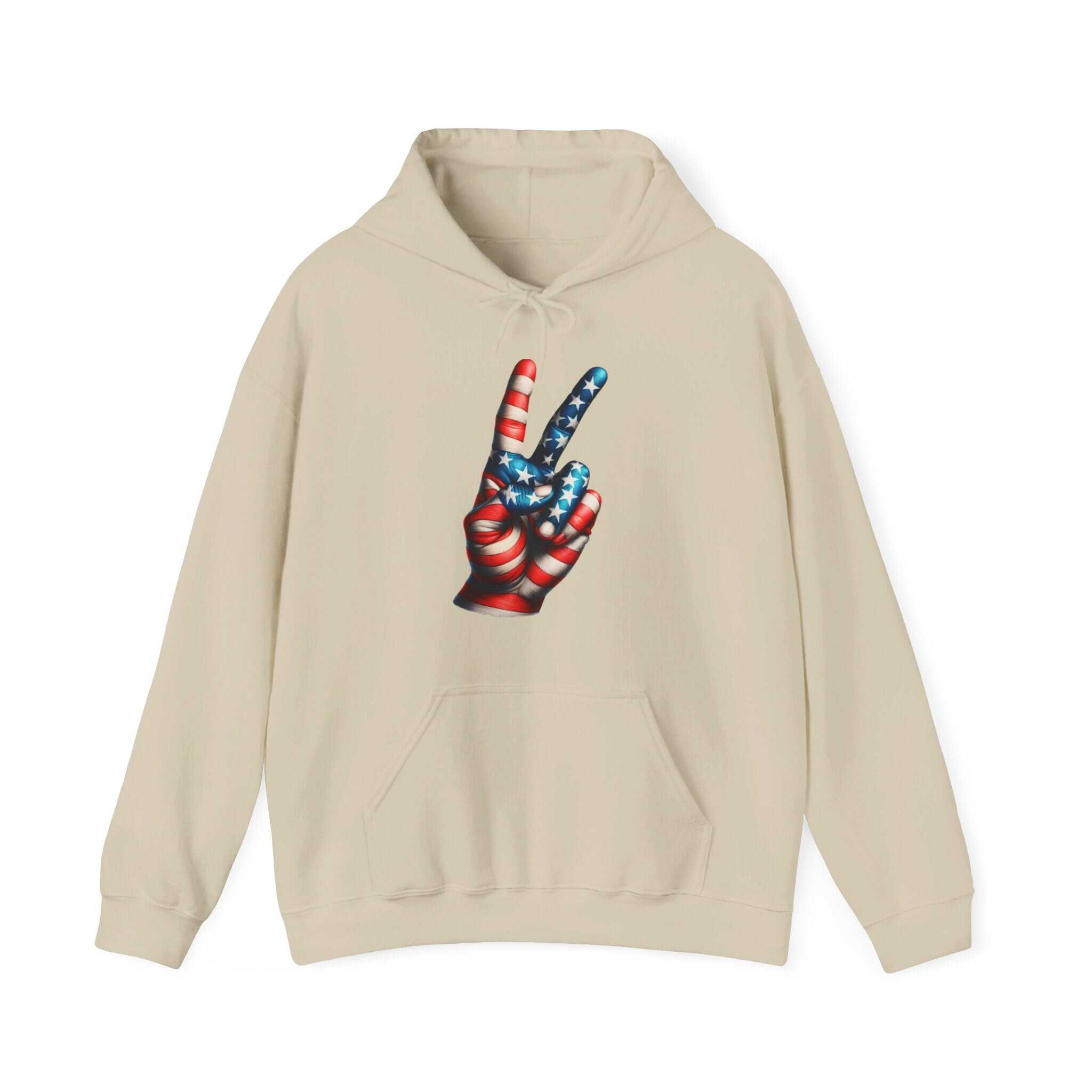 ZCKBDAmerica Peace. Unisex Heavy Blend™ Hooded Sweatshirt