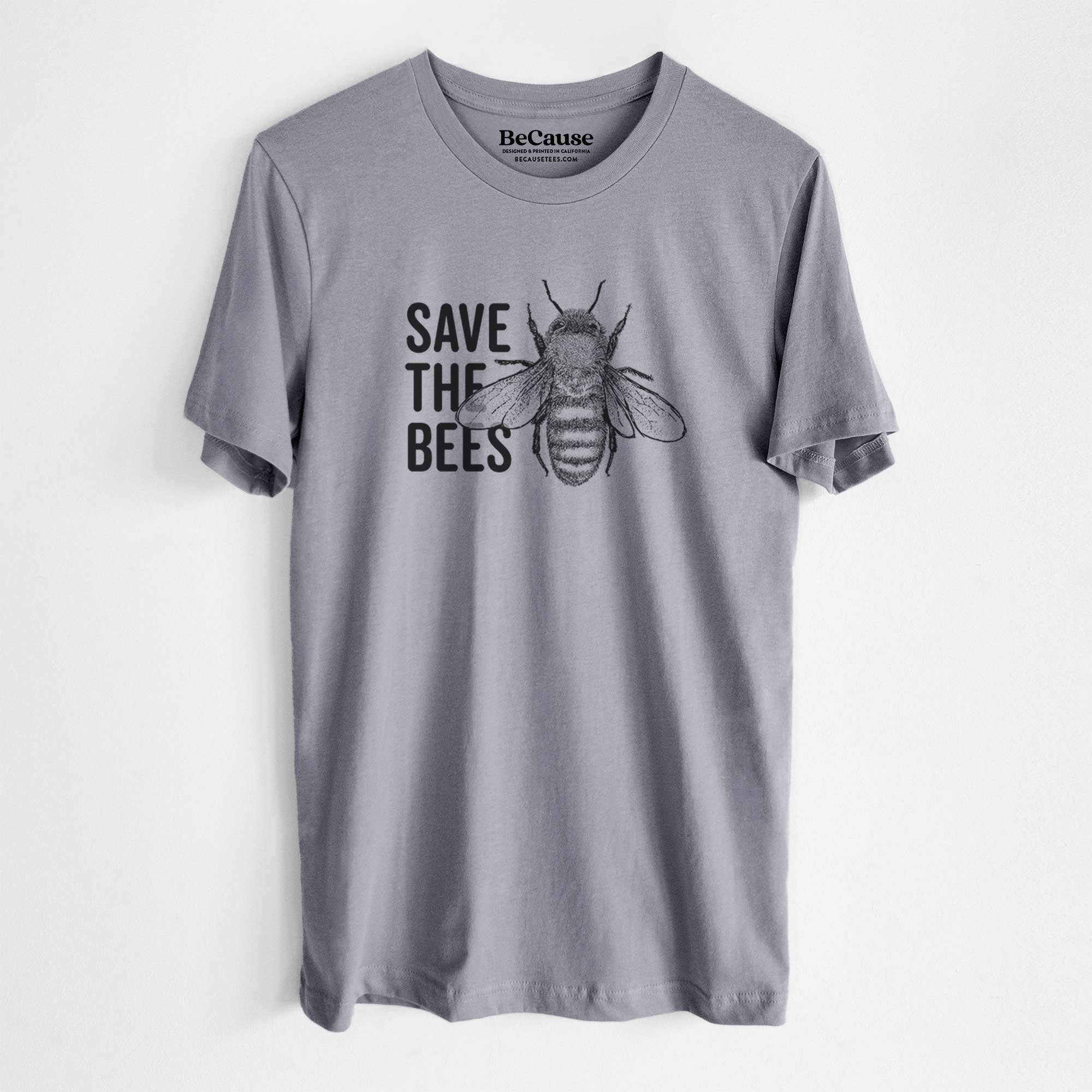 Save the Bees - Lightweight 100% Cotton Unisex Crewneck