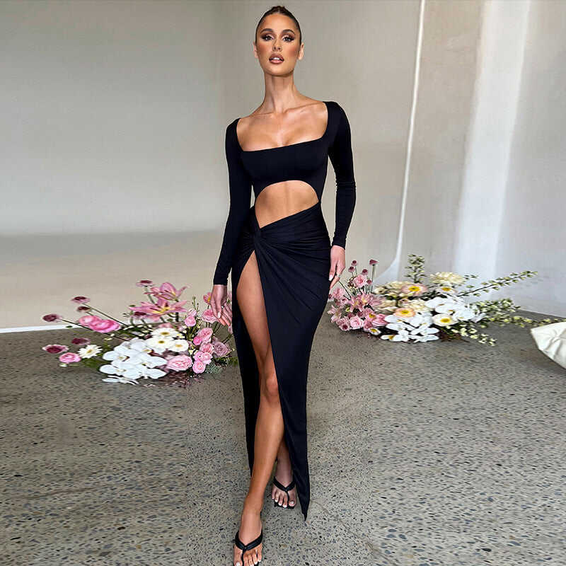 U-Neck Party Dress