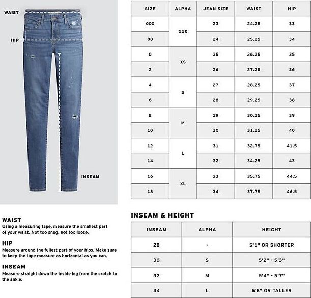 Women's Low Rise Jeans