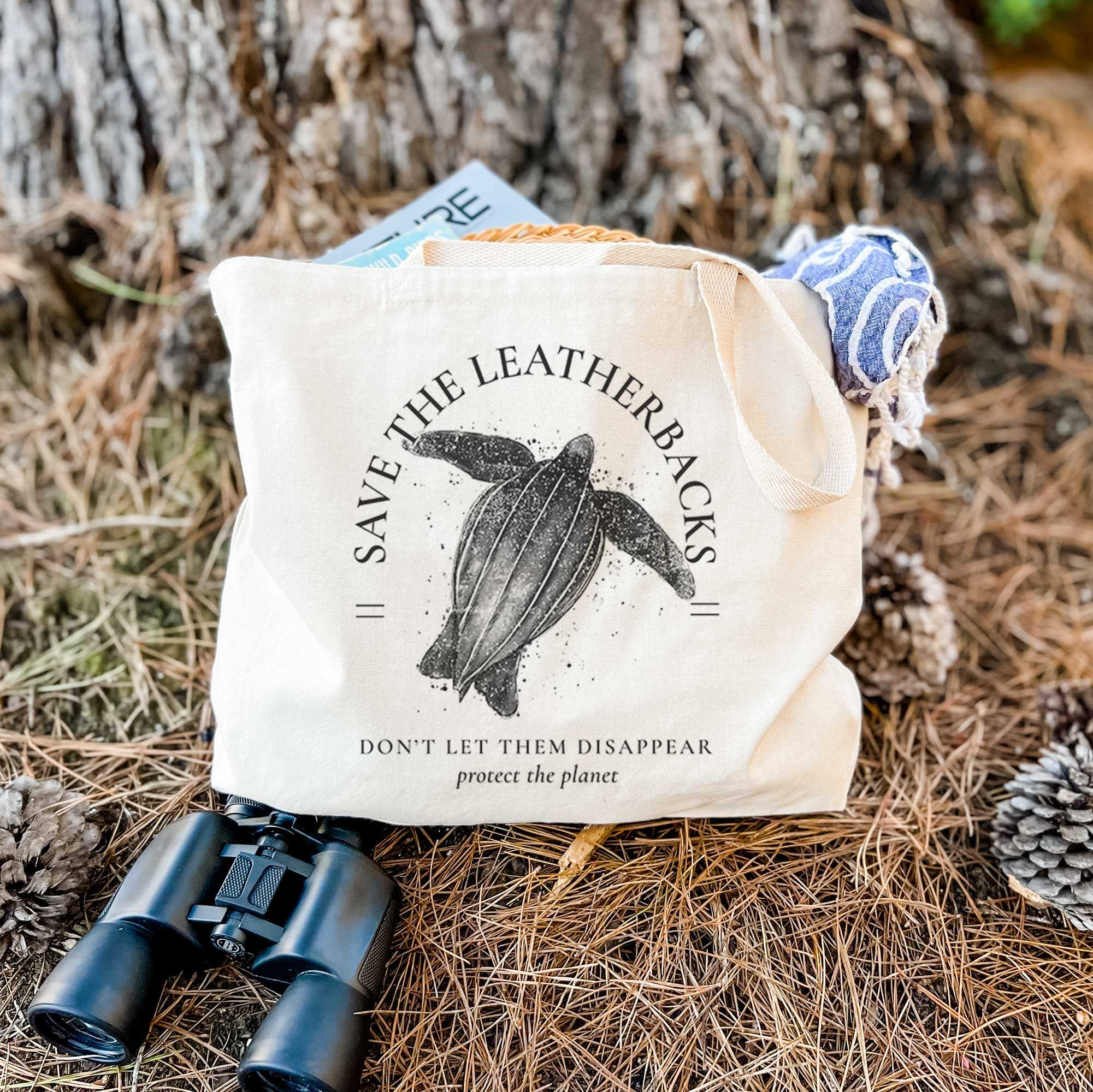 Save the Leatherbacks - Don't Let Them Disappear - Tote Bag
