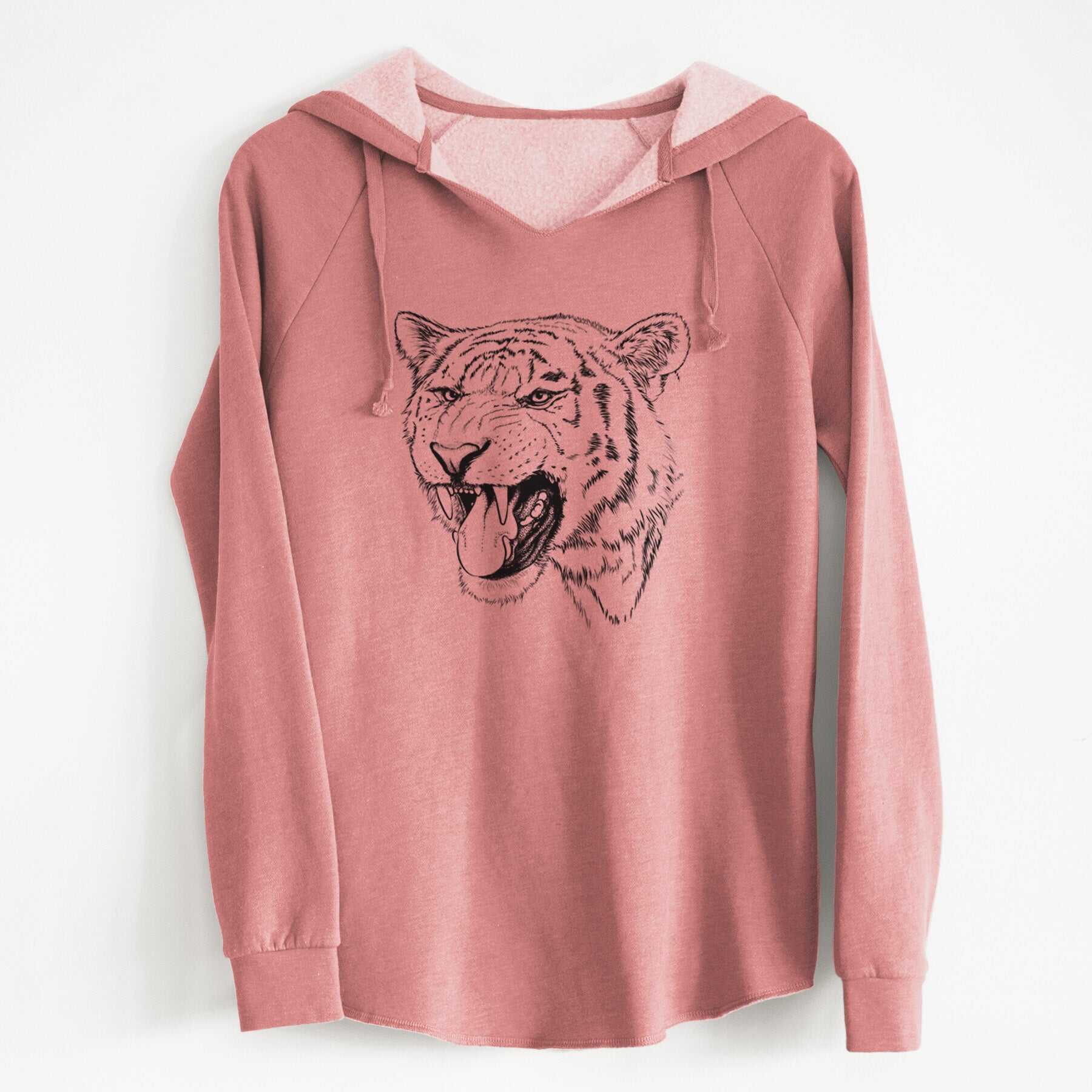 Siberian Tiger - Panthera tigris altaica - Cali Wave Hooded Sweatshirt
