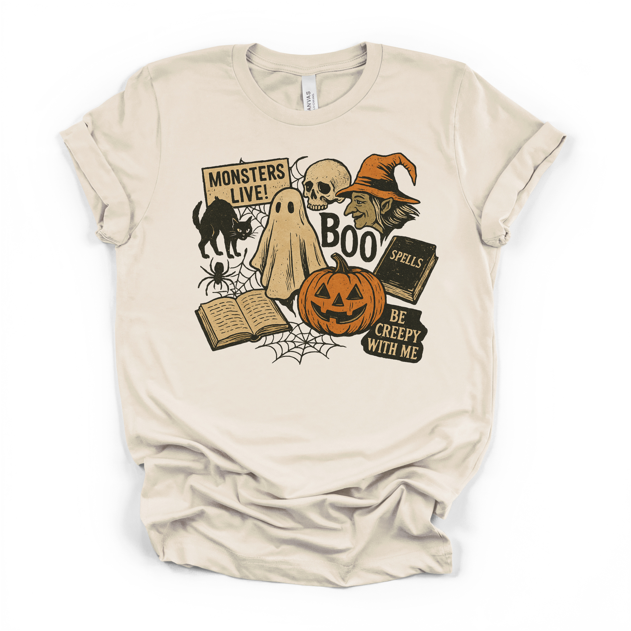 Vintage Halloween Collage T Shirt