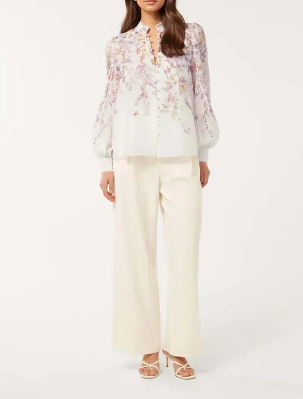 Trim Detail Blouse