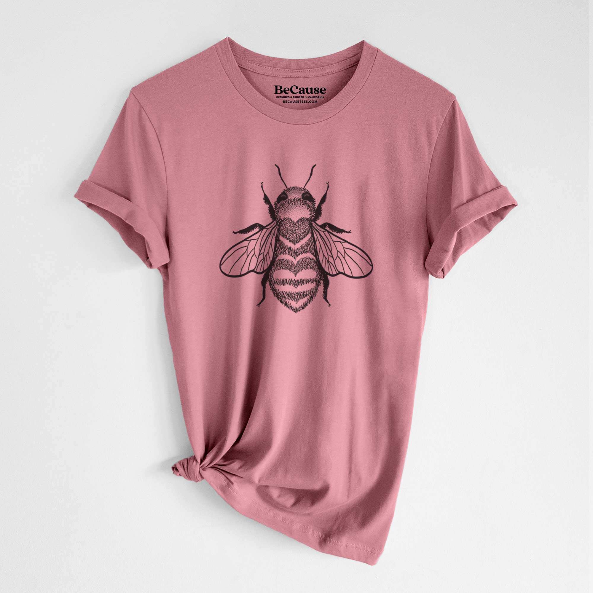 Bee Love - Lightweight 100% Cotton Unisex Crewneck