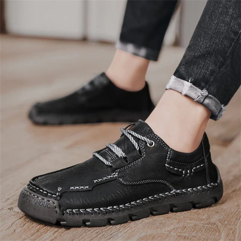 Men's Comfort Arch Support Leather Orthopedic Shoes