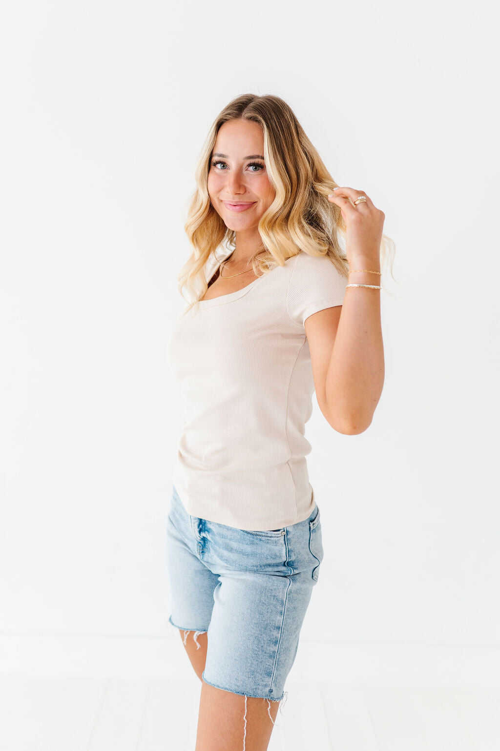 Emerson Top in Cream