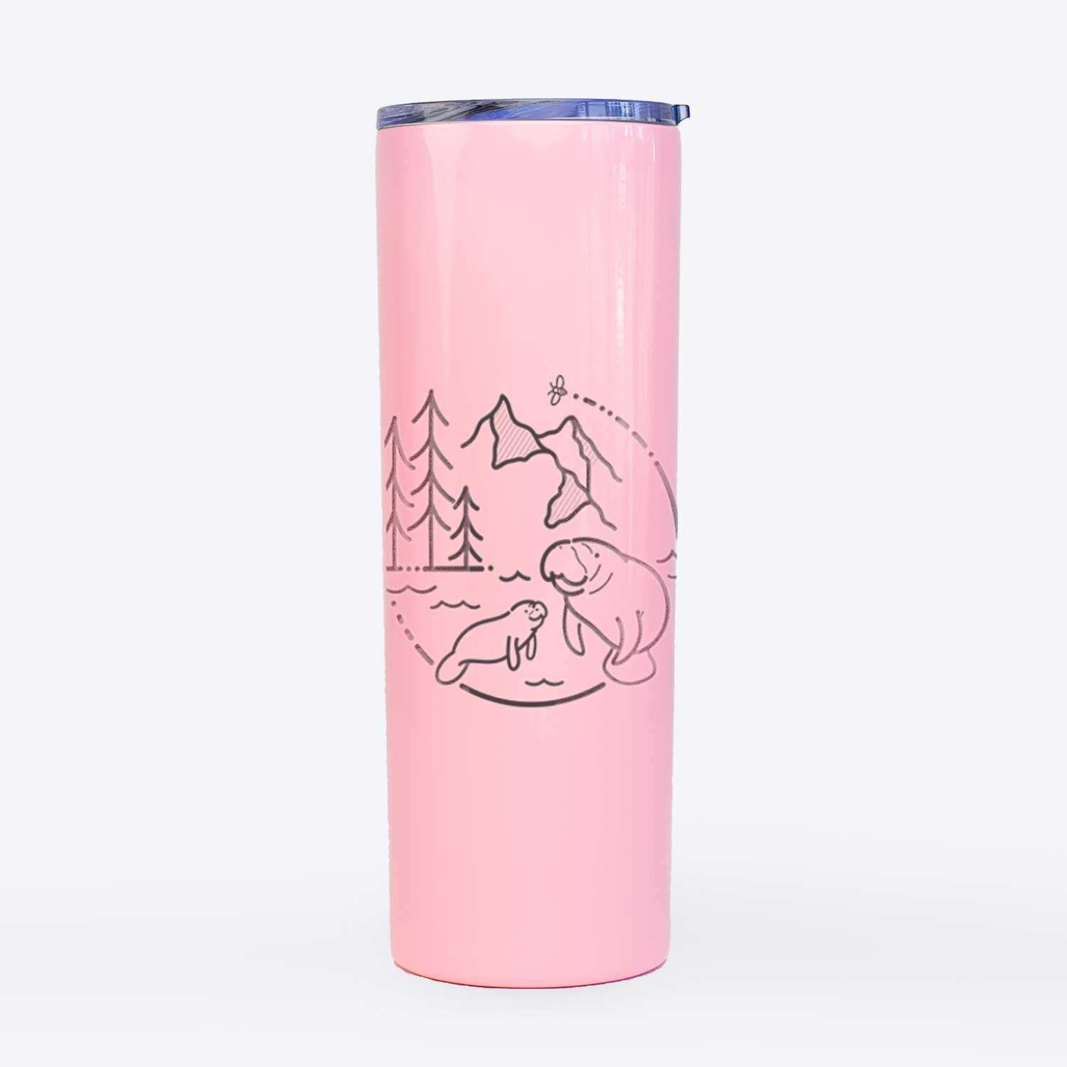 It's All Connected - Manatee - 20oz Skinny Tumbler