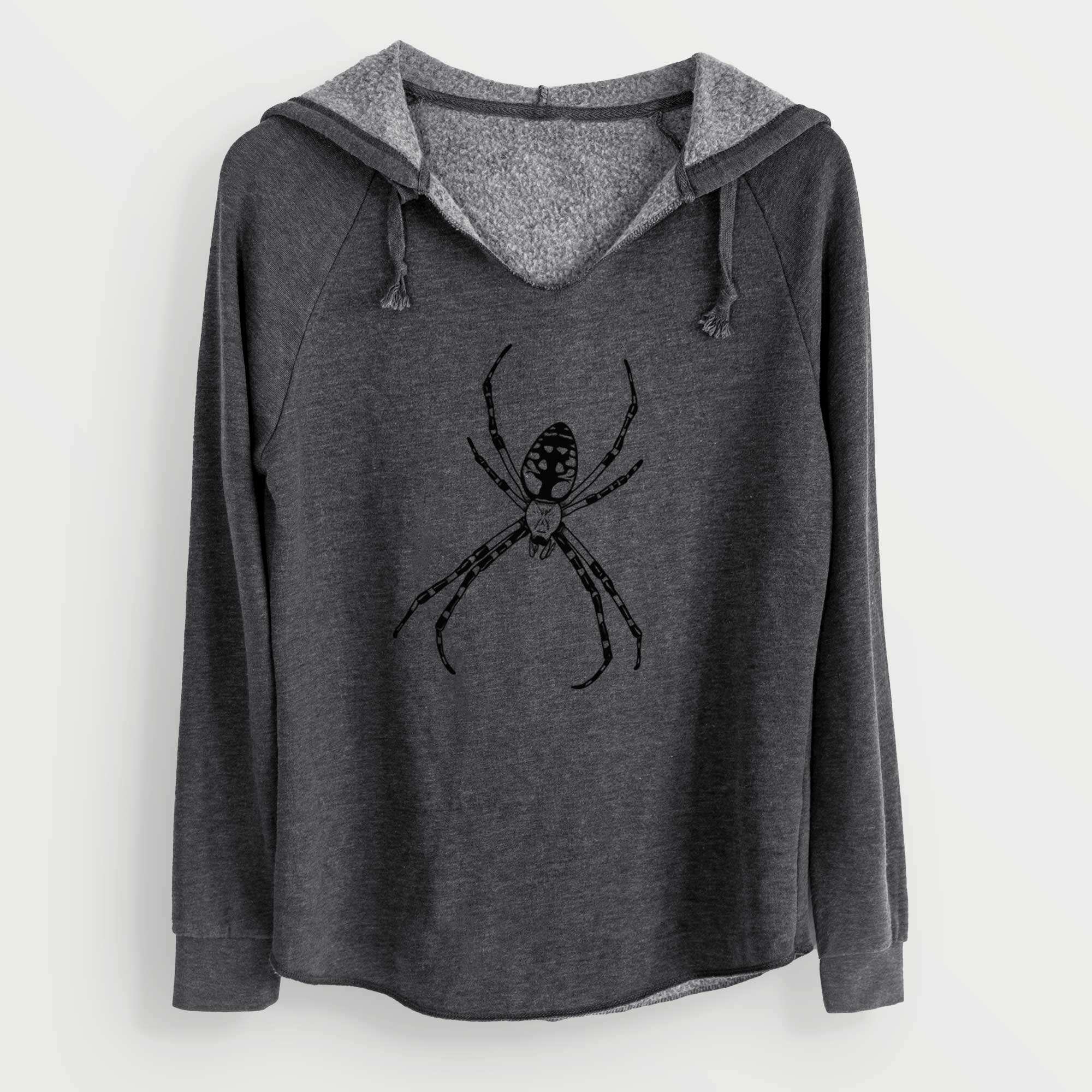 Argiope aurantia - Yellow Garden Spider - Cali Wave Hooded Sweatshirt