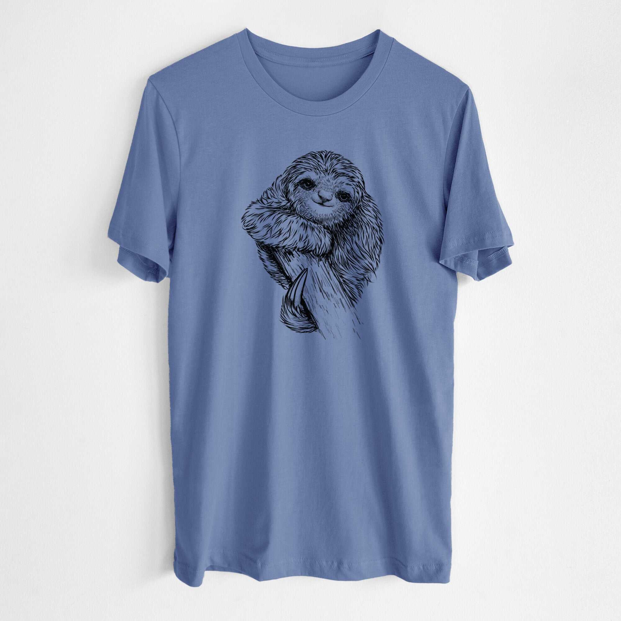 Pygmy Three-toed Sloth - Bradypus pygmaeus - Lightweight 100% Cotton Unisex Crewneck