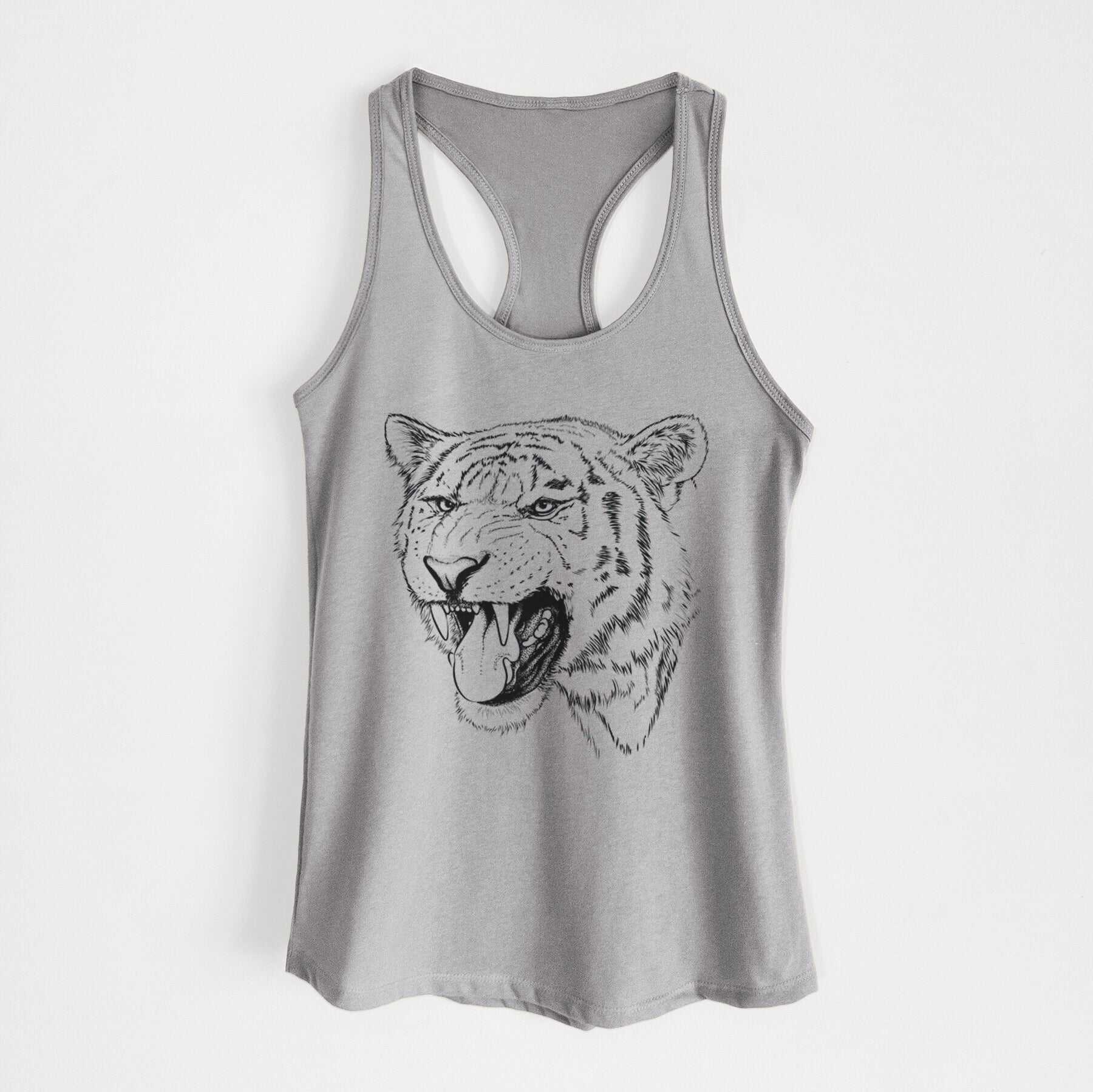 Siberian Tiger - Panthera tigris altaica - Women's Racerback Tanktop