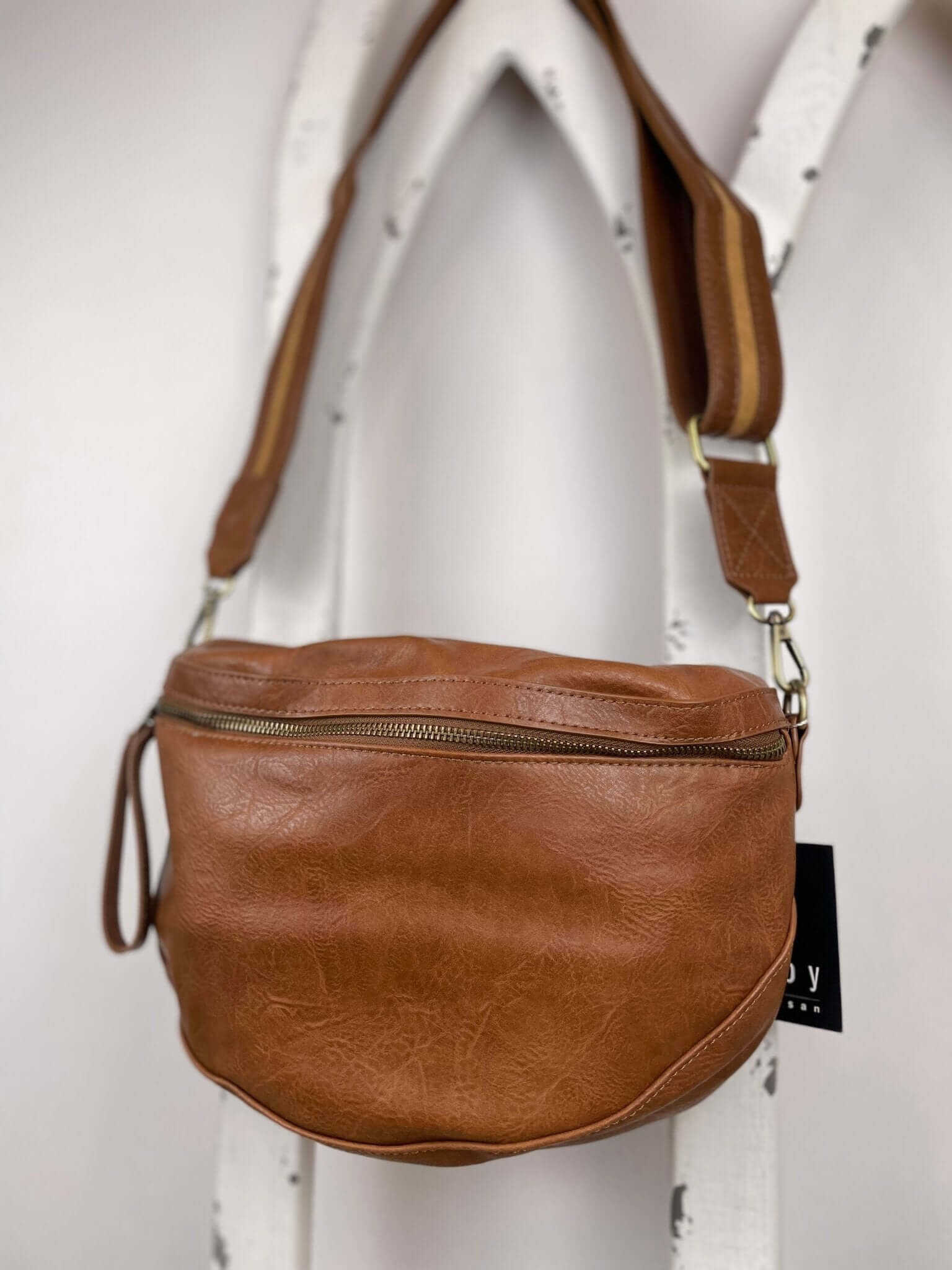 Laura Contrast Strap Sling Belt Bag