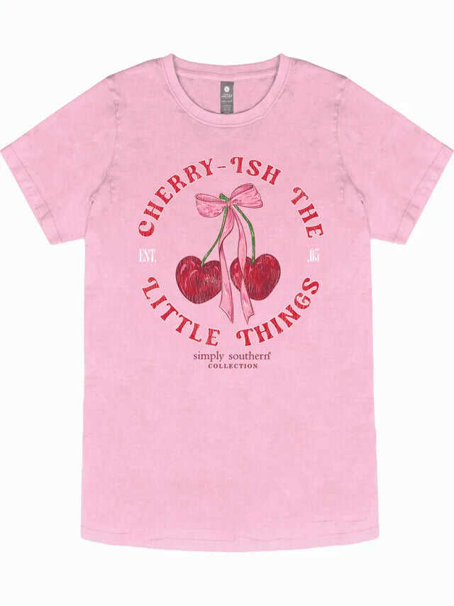 FINAL SALE Simply Southern Cherry-ish The Little Things Tee *Final Sale*