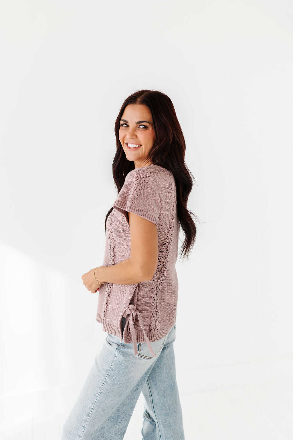 Devin Side Tie Top - Size Small Left