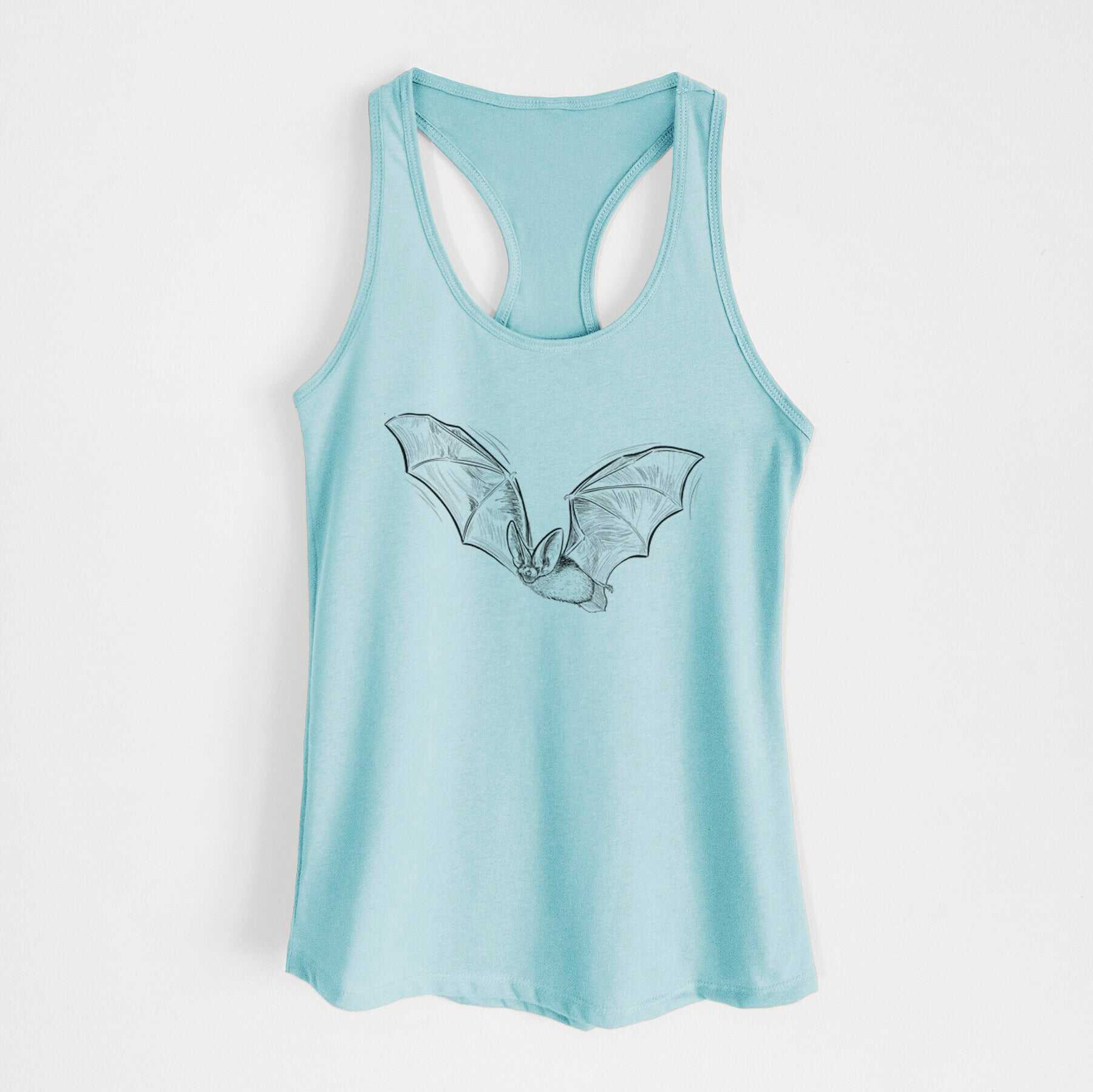 Spotted Bat - Euderma maculatum - Women's Racerback Tanktop