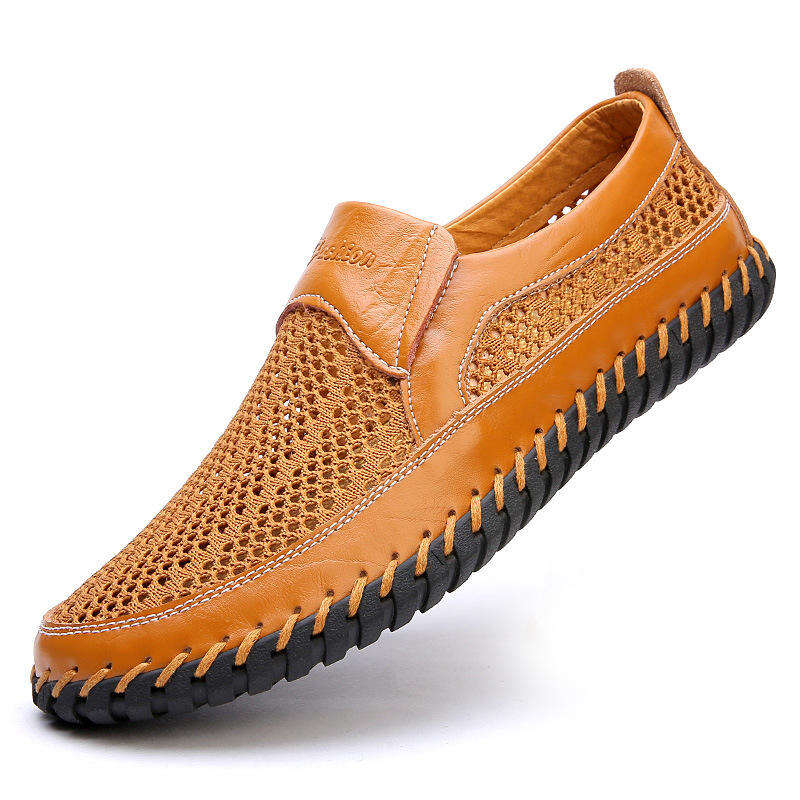 Men's Breathable Quick Drying Mesh Comfy Casual Slip on Loafers Water Shoes