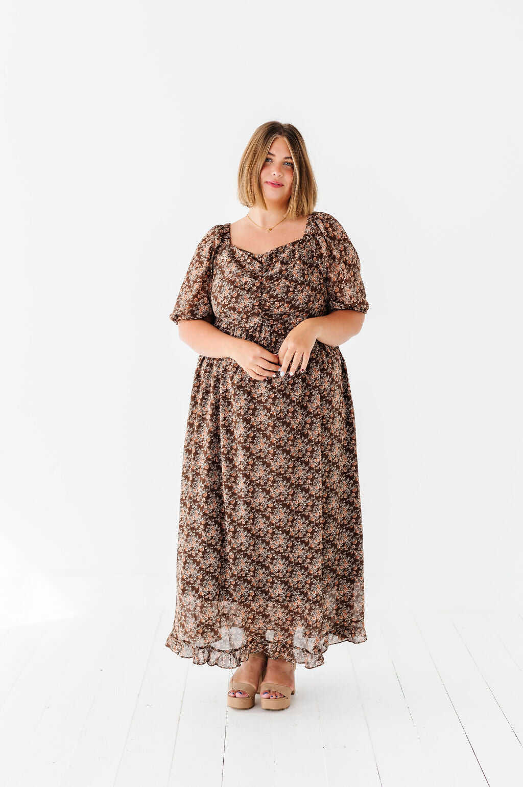 Larissa Floral Dress - Size Small, 2X, & 3X Left