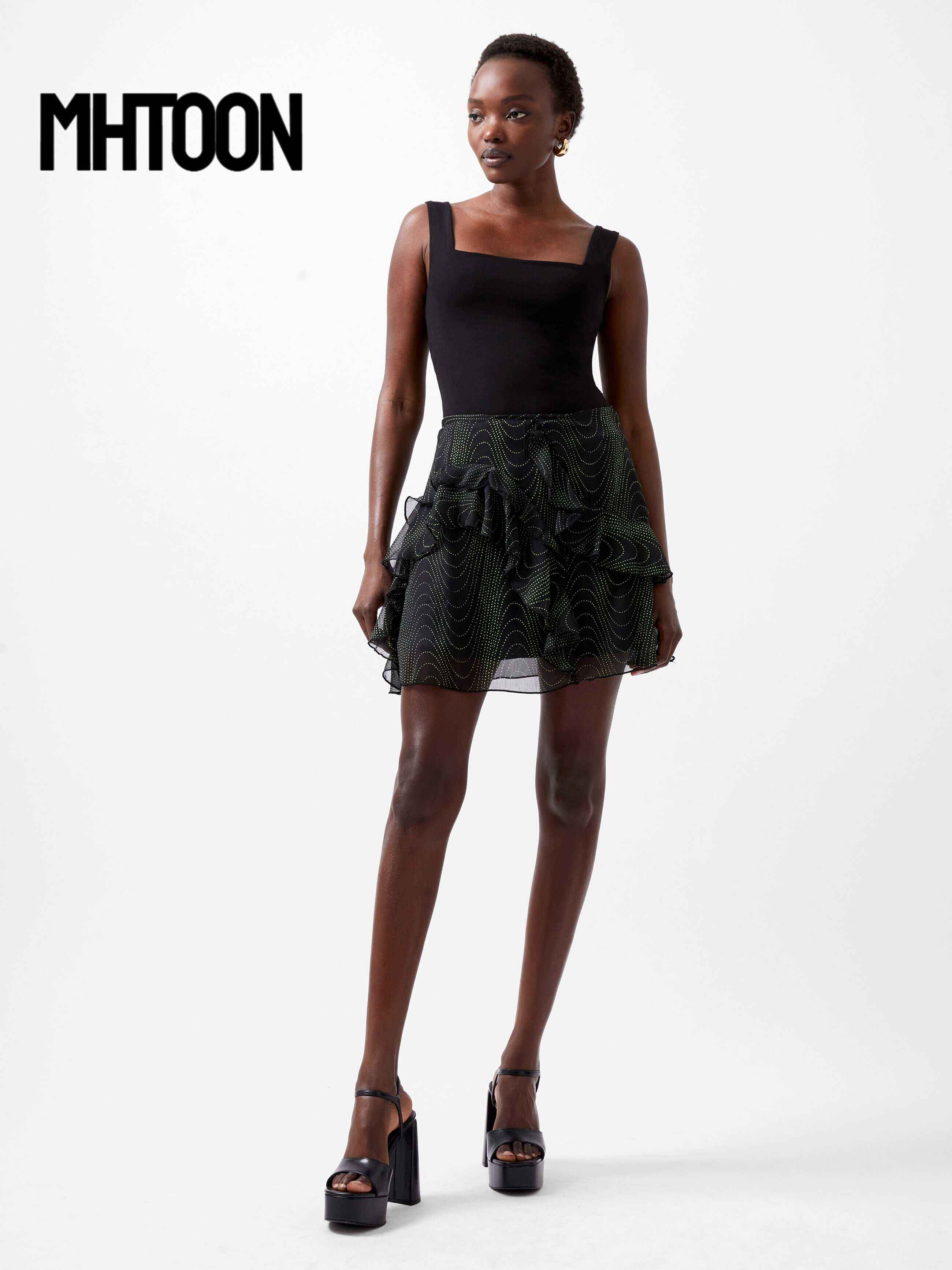 Grace Artemis Frill Mini Skirt