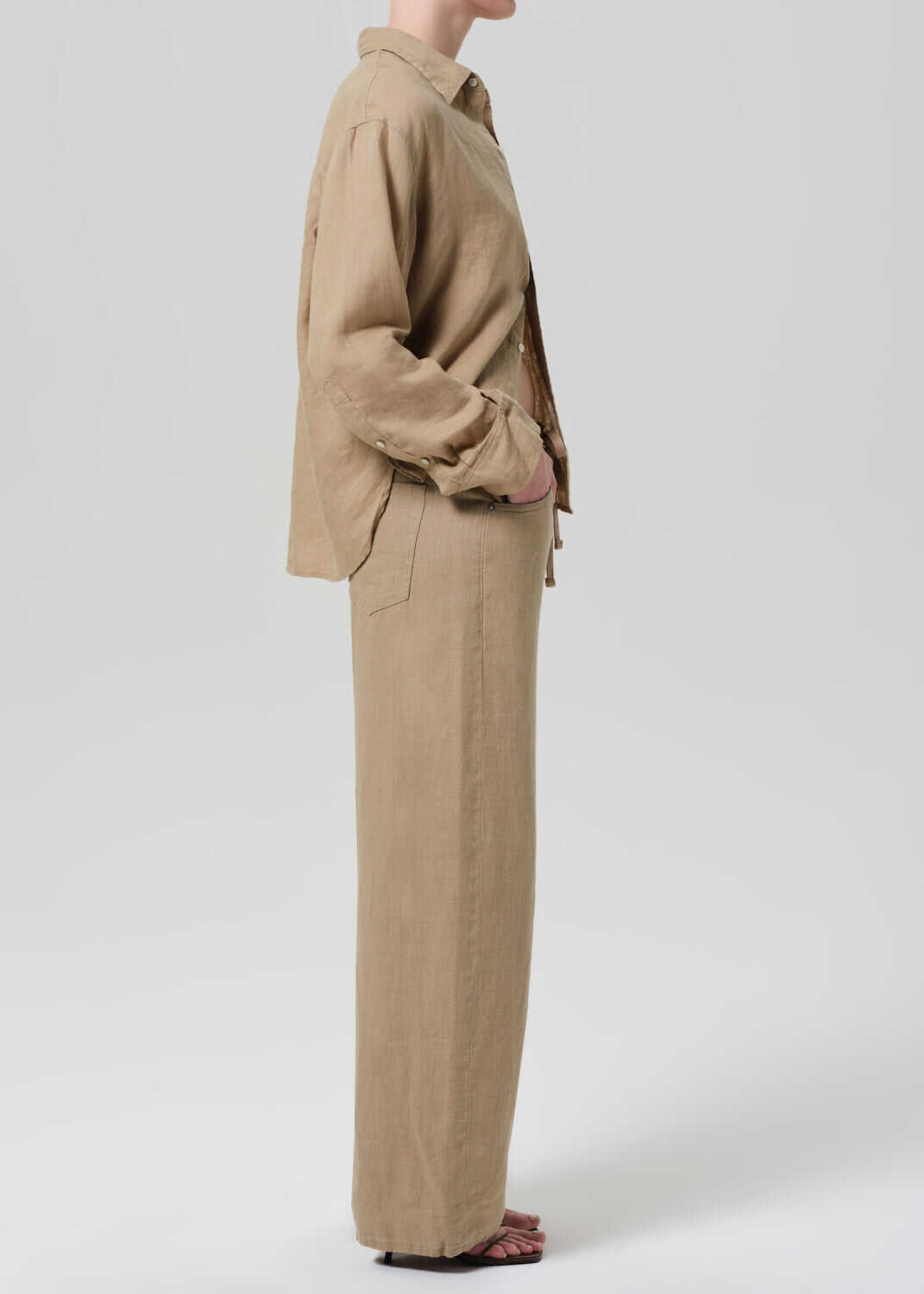 Citizens of Humanity Brynn Drawstring Trouser in Linen