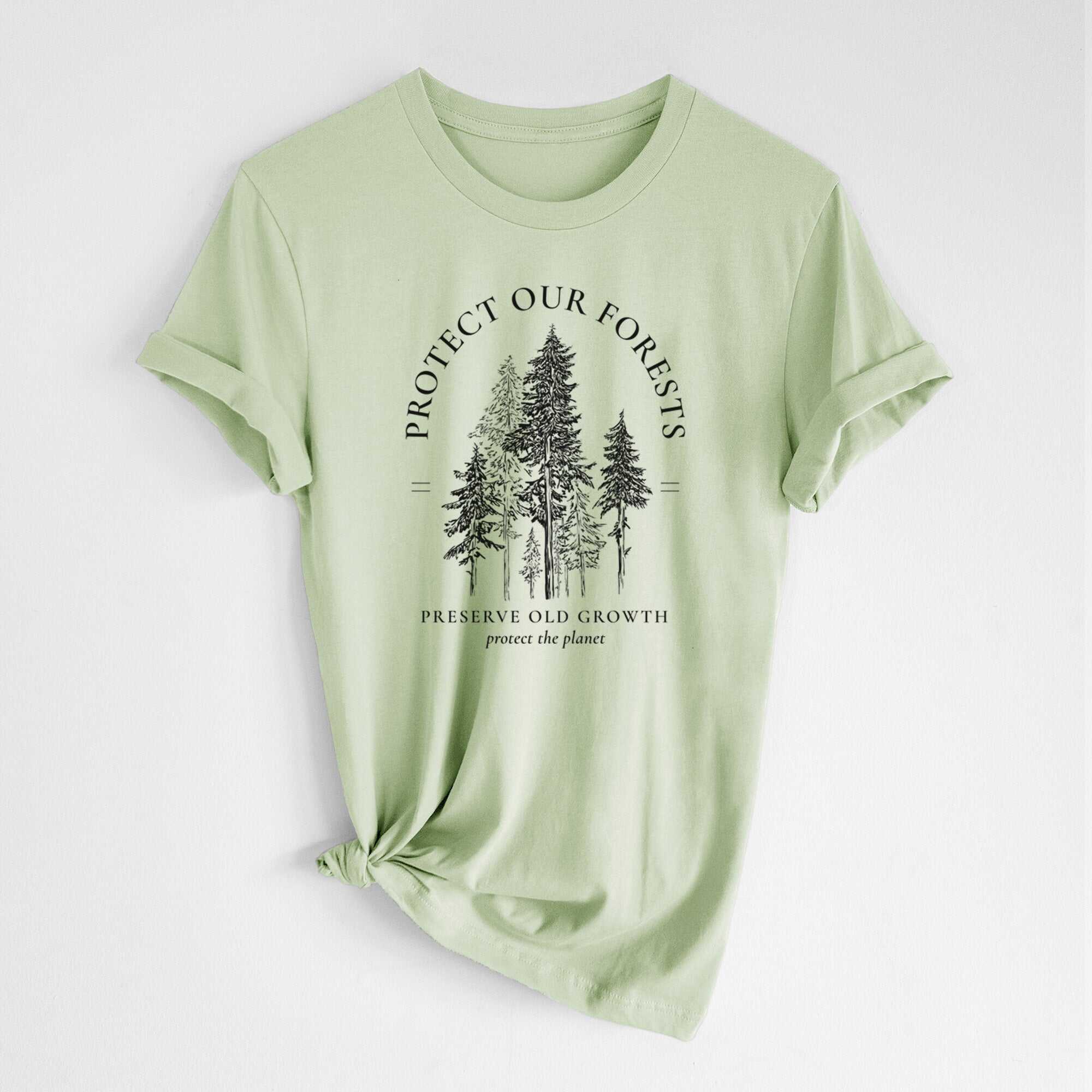 Protect our Forests - Preserve Old Growth - Lightweight 100% Cotton Unisex Crewneck