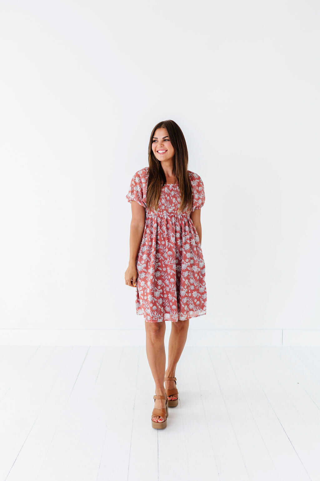 Kimberly Smocked Dress - Size 3X & 4X Left