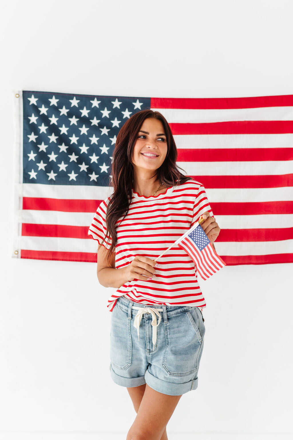 Lincoln Striped Top - Size 3XL Left