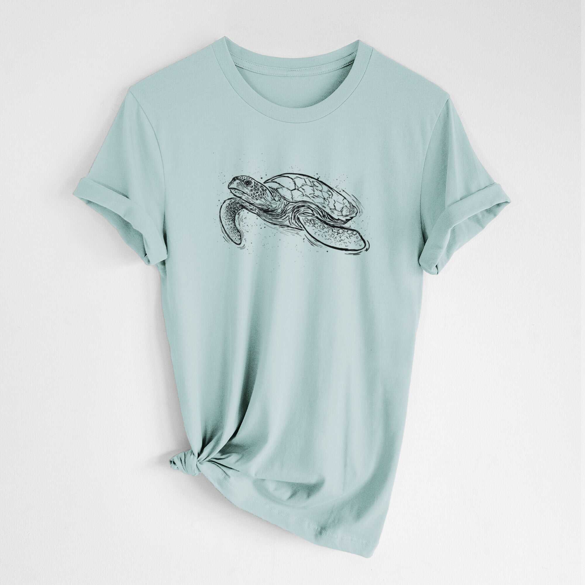 Hawksbill Sea Turtle - Eretmochelys imbricata - Lightweight 100% Cotton Unisex Crewneck