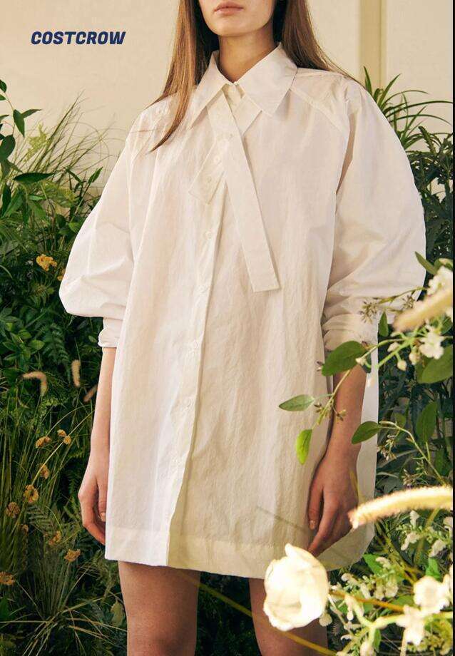 Recycled Nylon Shirt Dress