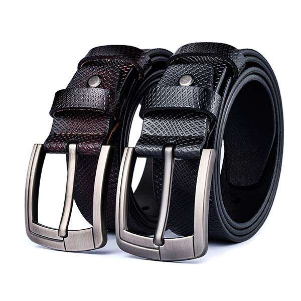 VINTAGE COWHIDE BELT 69428562W