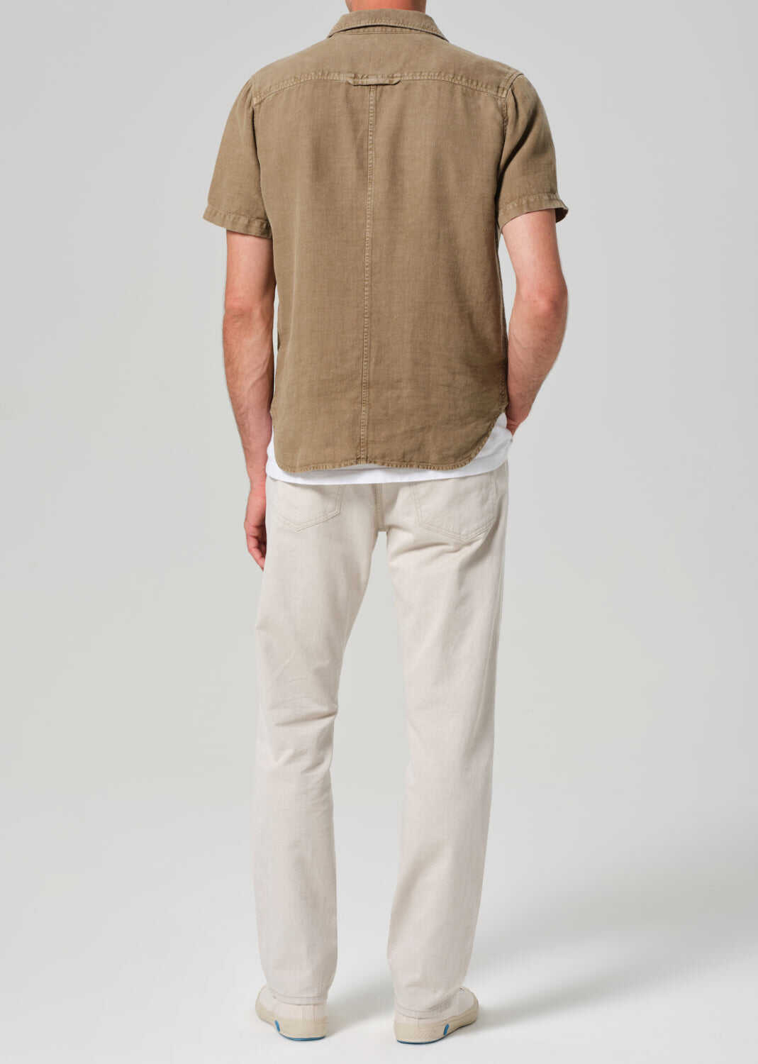 Citizens of Humanity Elijah Relaxed Straight in Stretch Linen