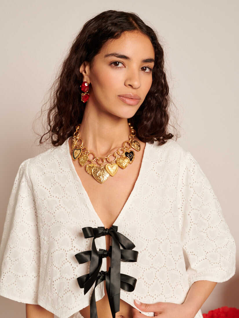 Blanca Broderie Anglaise Top