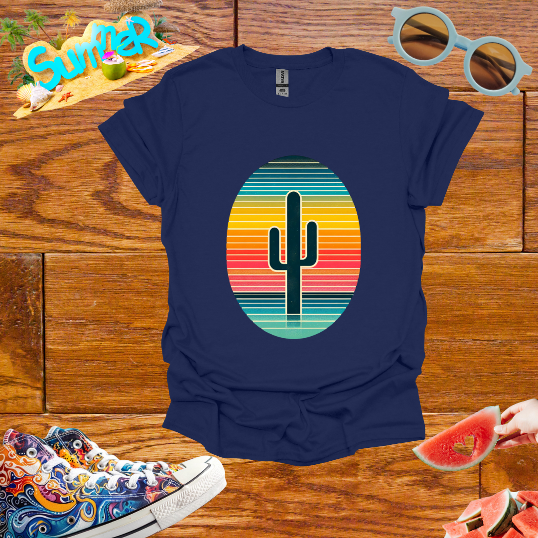 ZCKBDColorful Cactus T-Shirt