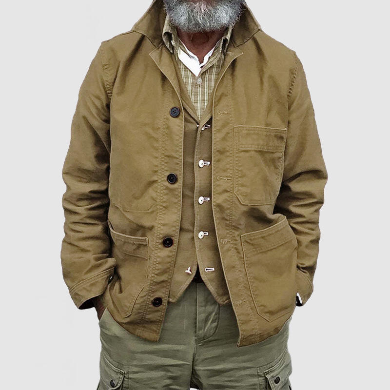 Men's Vintage Cotton Washed Jacket (NEW)