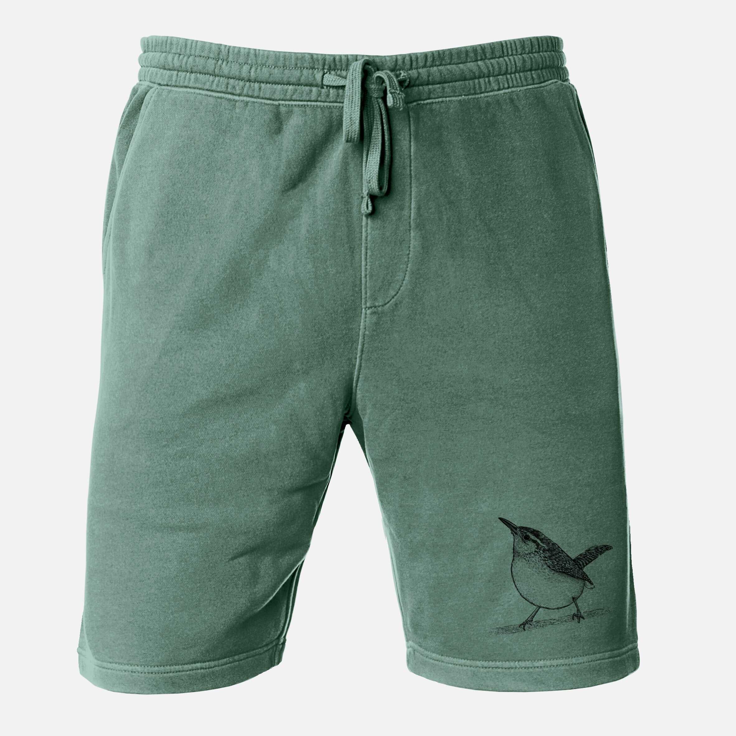 Carolina Wren - Thryothorus ludovicianus - Unisex Pigment Dyed Shorts