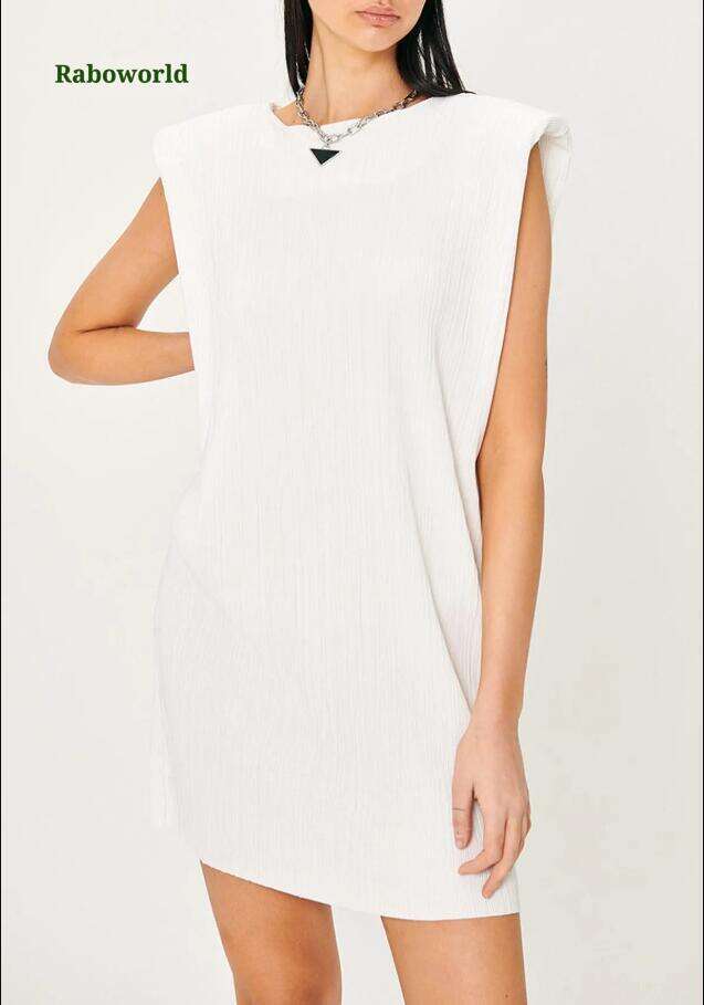 Sahara Sleeveless Plisse Dress