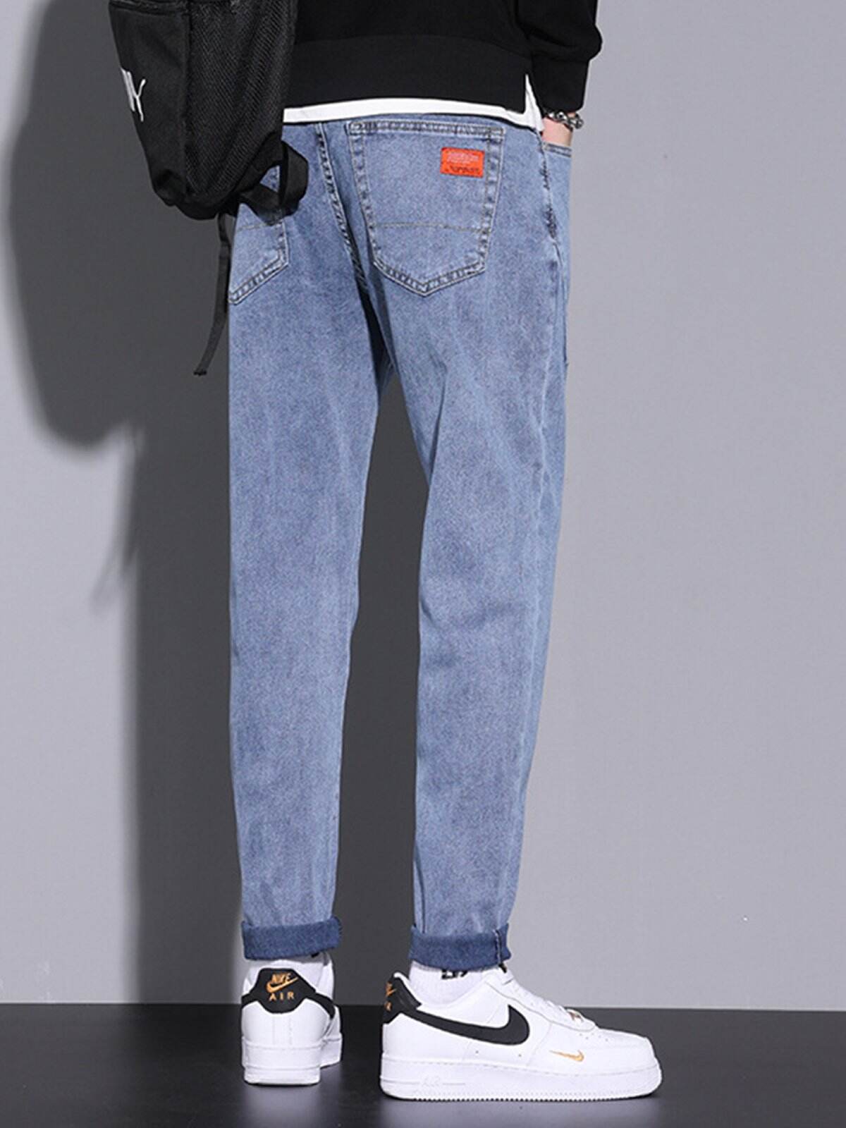 M's Vintage Casual Taper Loose Fit Jeans
