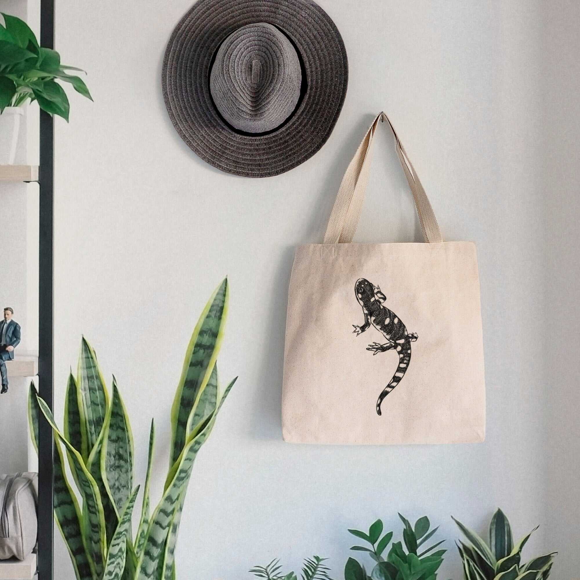 California Tiger Salamander - Ambystoma californiense - Tote Bag