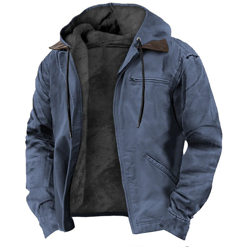 Colorful Hooded Cotton-Padded Jacket