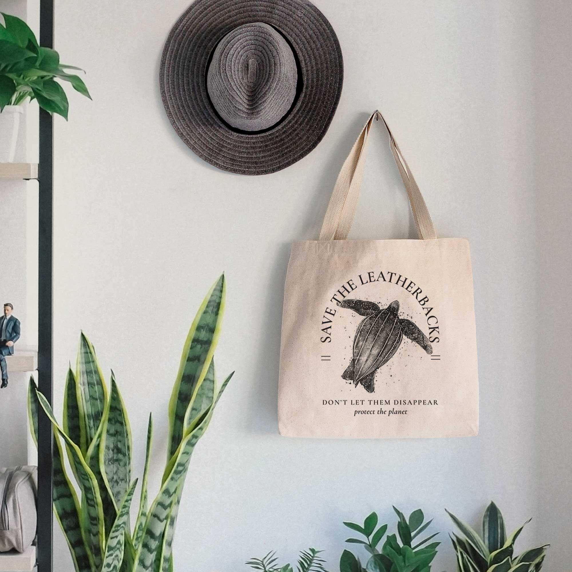 Save the Leatherbacks - Don't Let Them Disappear - Tote Bag