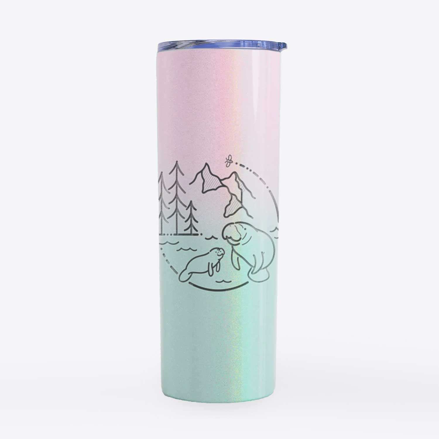 It's All Connected - Manatee - 20oz Skinny Tumbler