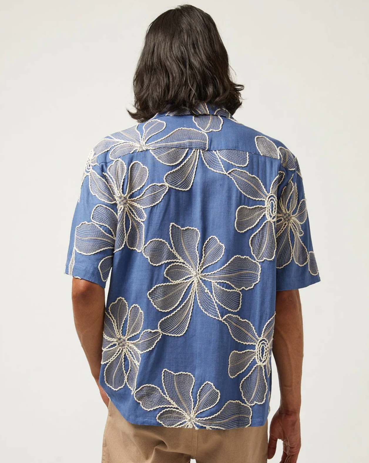 Corridor Applique Hawaiian SS Camp Shirt