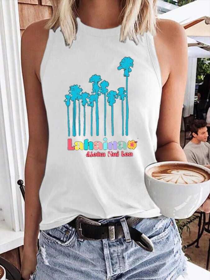 Women's Lahaina Hawaii Maui Support Tank Top