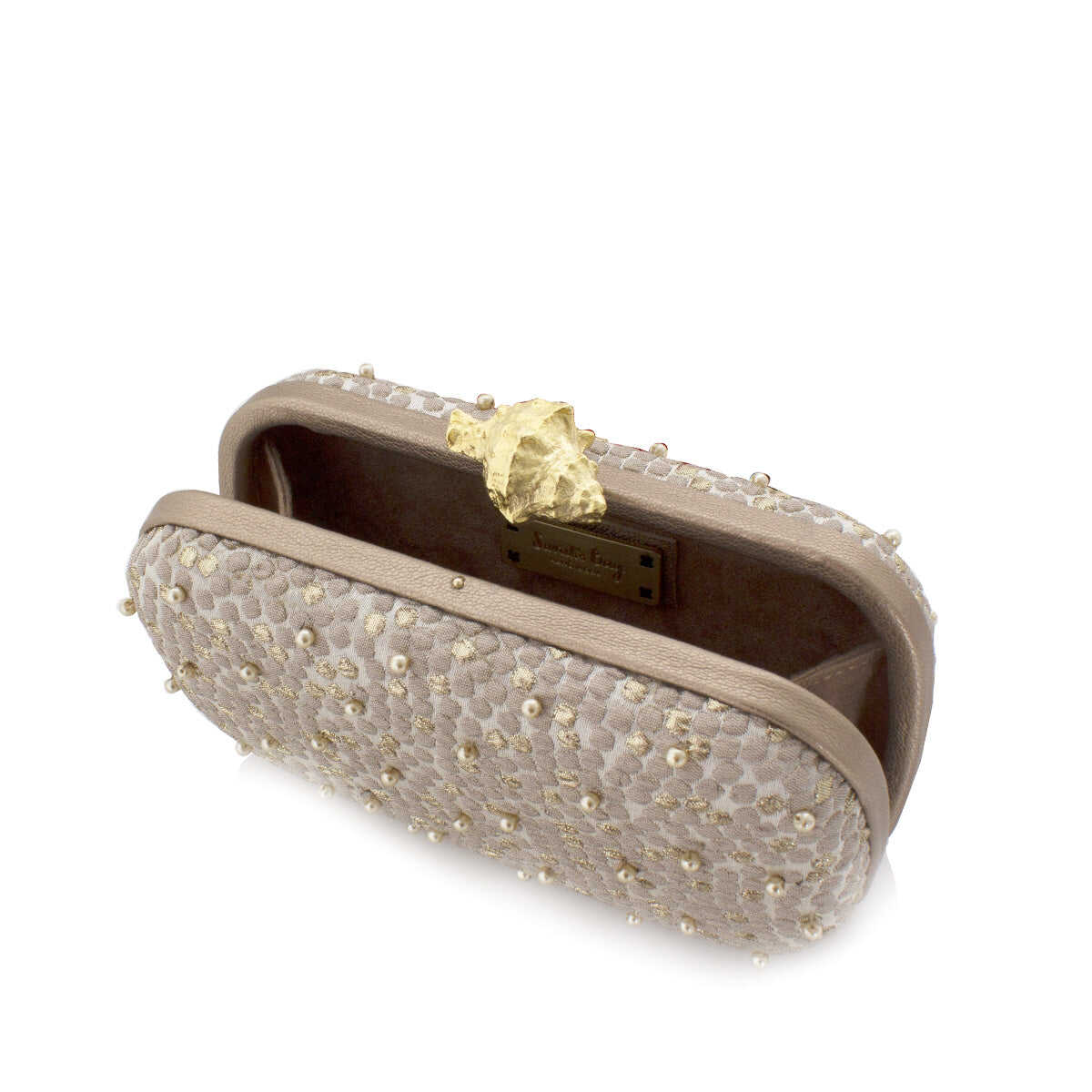 MUREX BUBBLES GOLD BOX CLUTCH